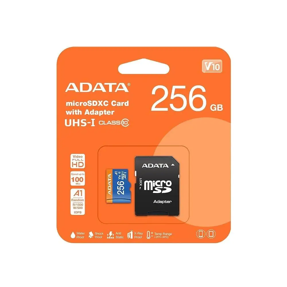 Adata AUSDX256GUICL 256gb Hafıza Kartı - Class10