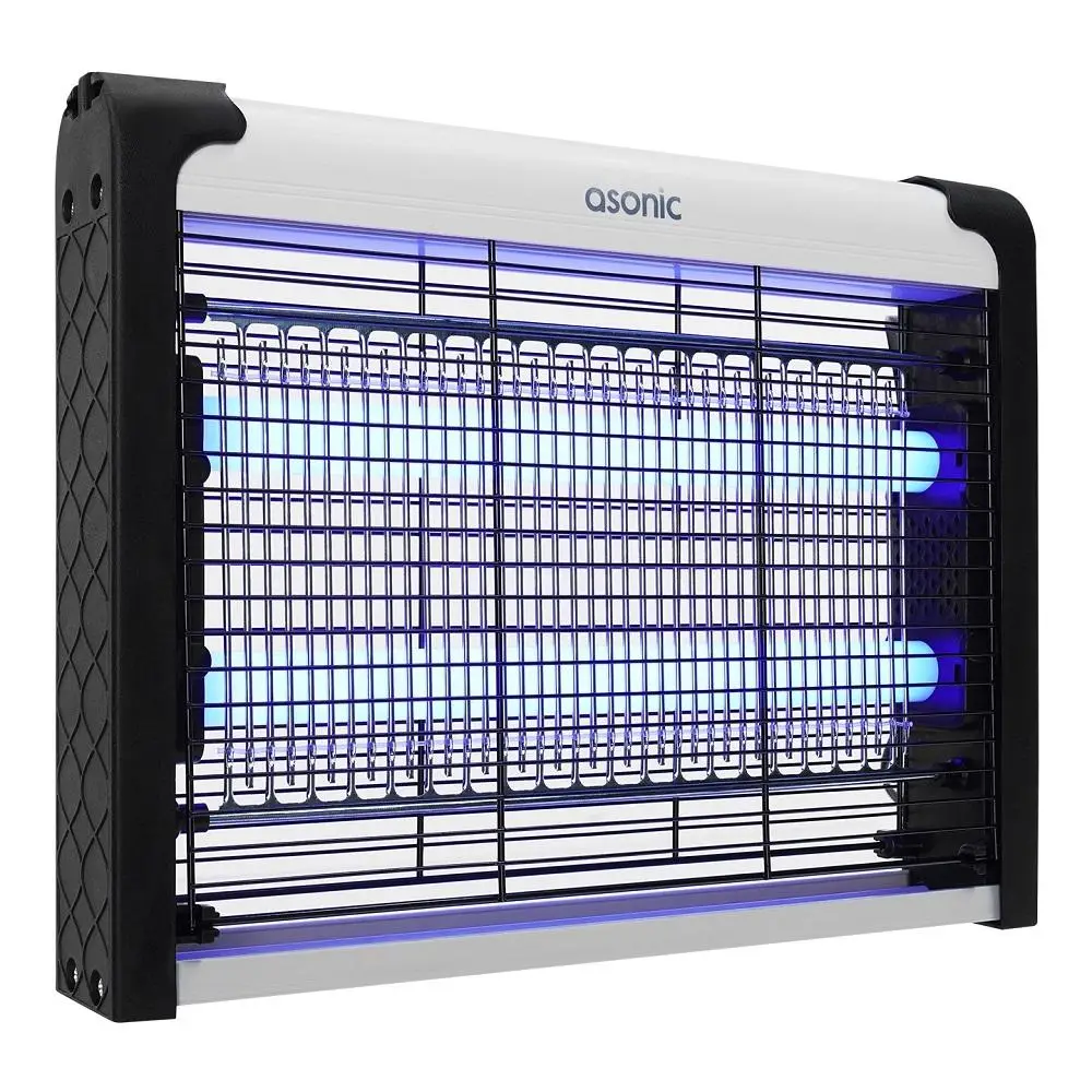 Asonic AS-A28 4W+ 2000V Zincir Askısılı İki Ledli Sinek Öldürücü Siyah Orta Boy