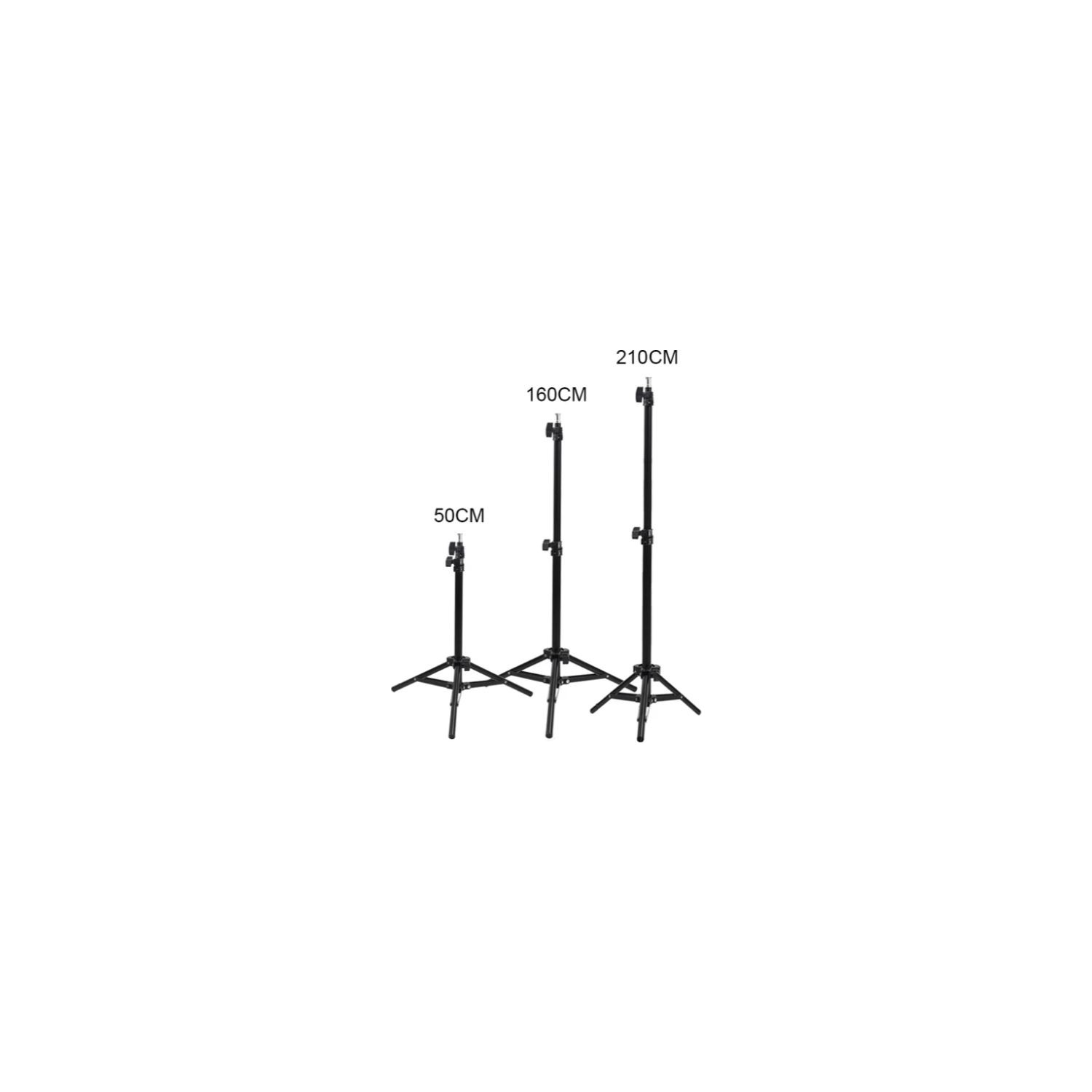 Azemax Geçmeli Tripod 10inç Halka Led 168cm Youtuber Video Selfi Azemax Geçmeli Tripod 10inç Halka Led 168cm Youtuber Video Selfi