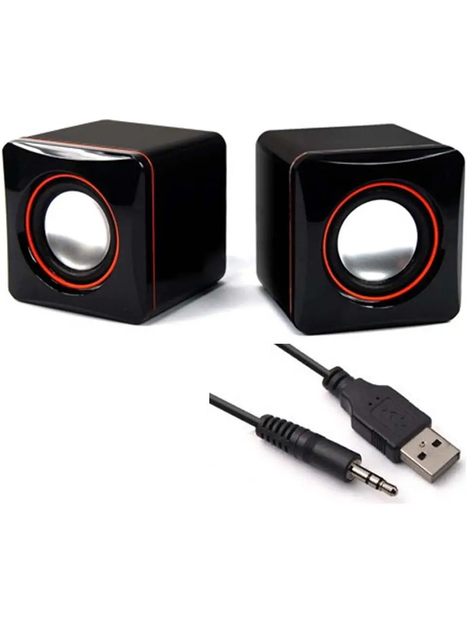 Azemax USB 2.0 Hoparlör 1+1 Usb 2.0 Taşınabilir Usb Speaker