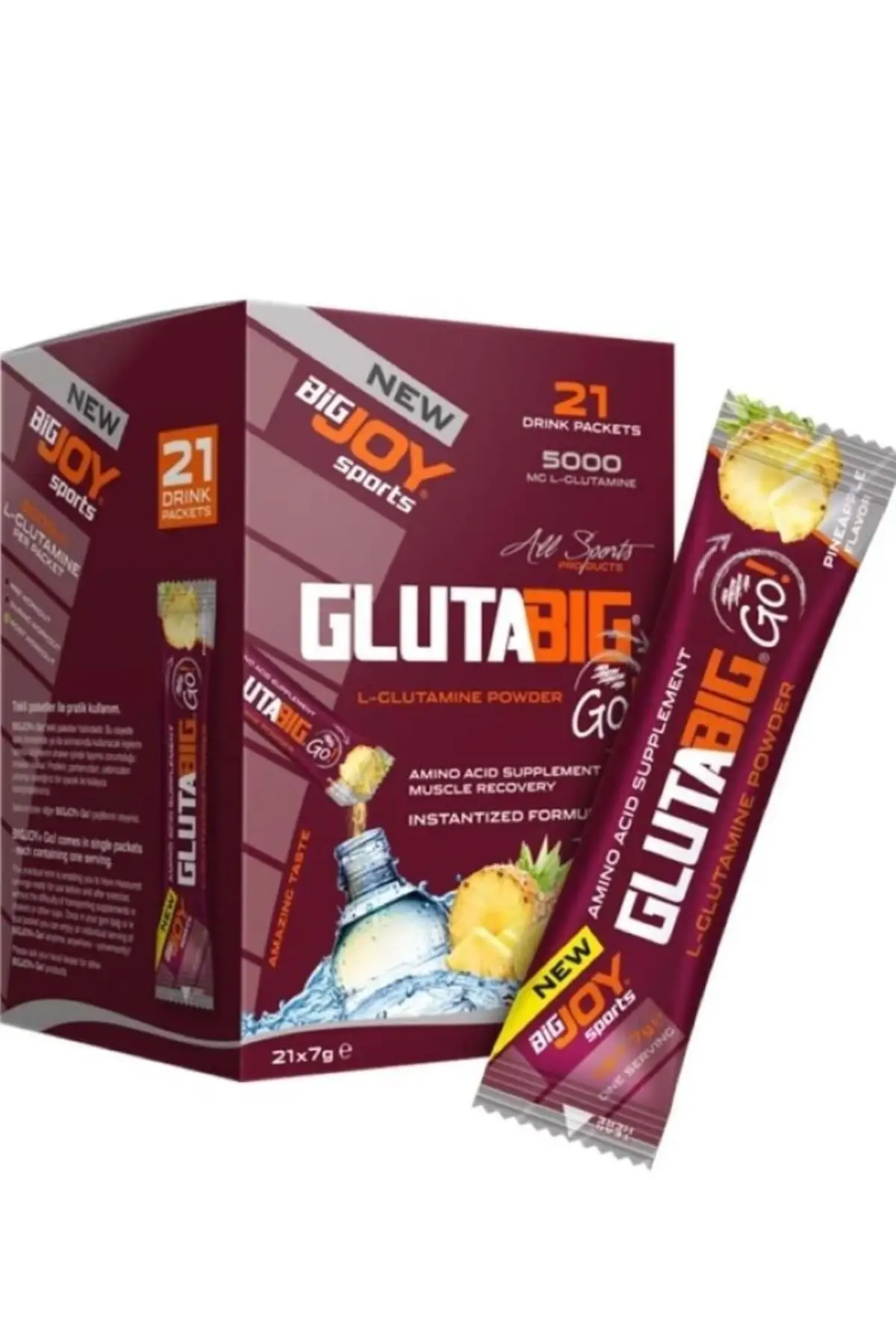BigJoy Glutabig Go Glutamine 7gr*21/Ananas