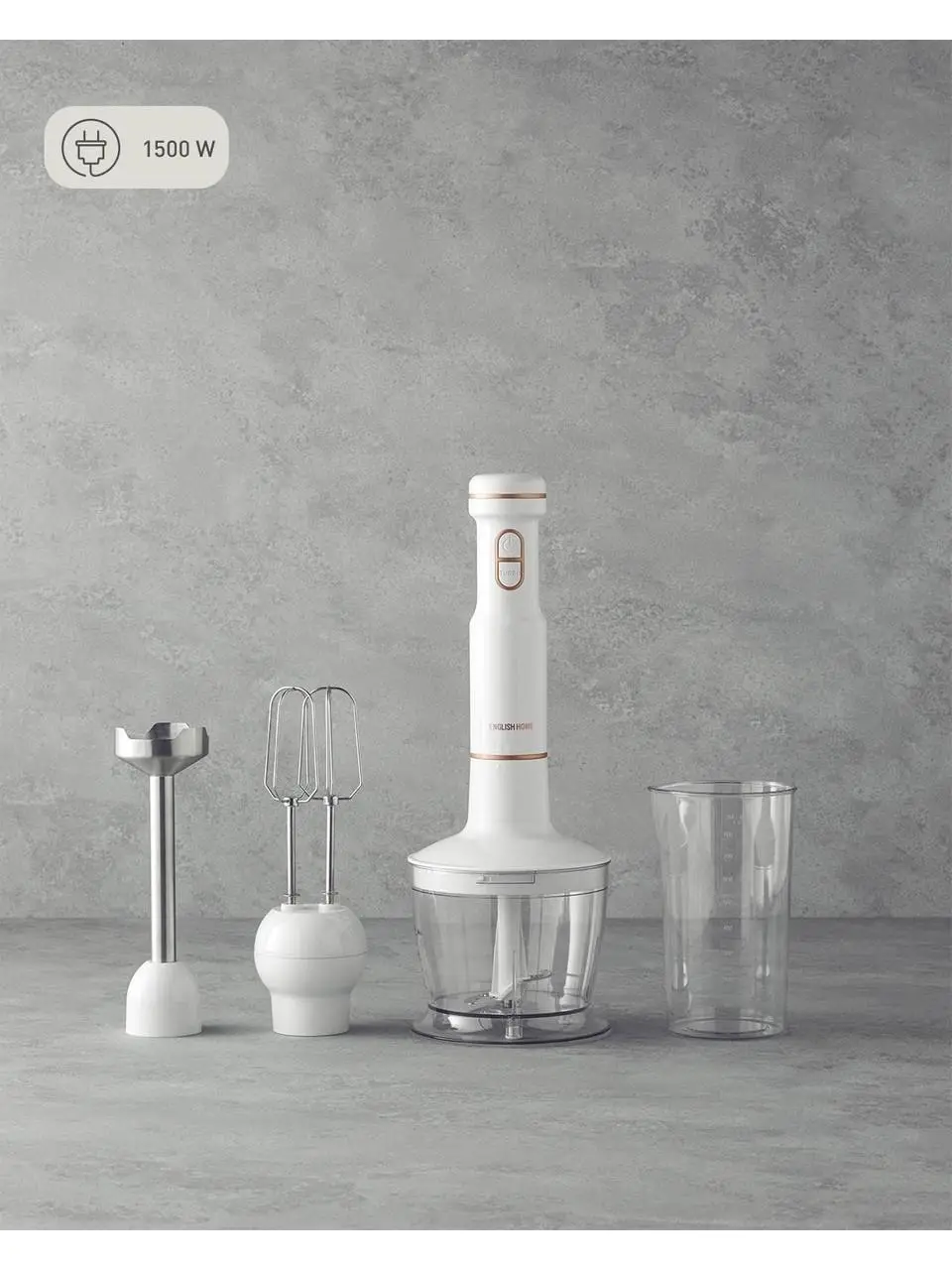 ENGLISH HOME MİNİ BLENDER SET MBS-3001 BEYAZ-BAKIR