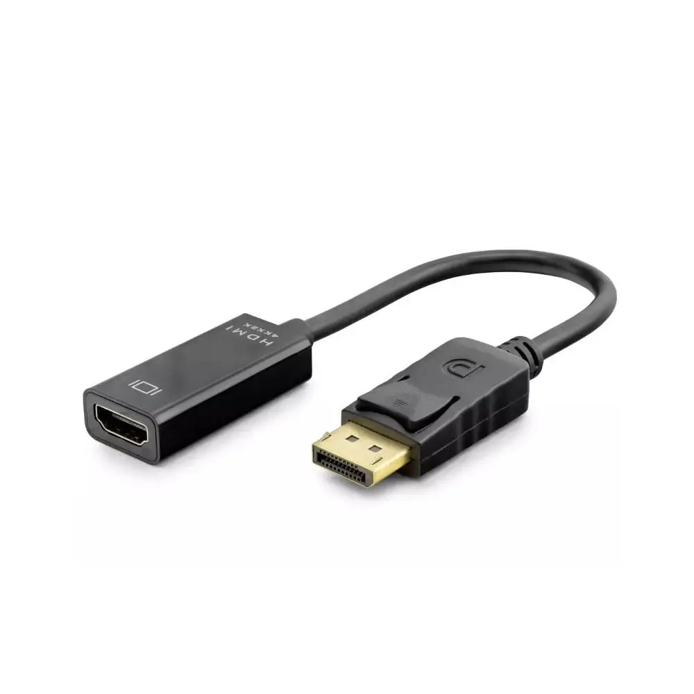 Hadron HDX7823 DısplayPort to HDMI Dişi Görüntü Dönüştürücü 4K 30 Hz - Siyah