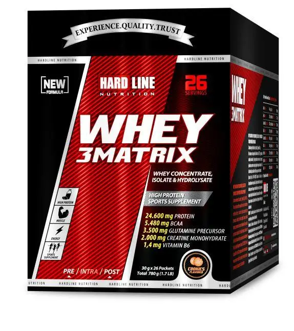 Hardline Whey 3Matrix Kurabiye 780 Gr (30Gr*26Adet)