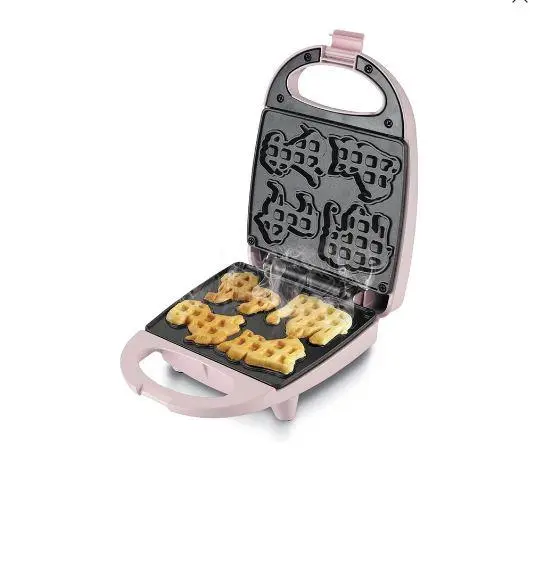 Kiwi Çocuk Waffle Makinesi KSM-2407K Pembe