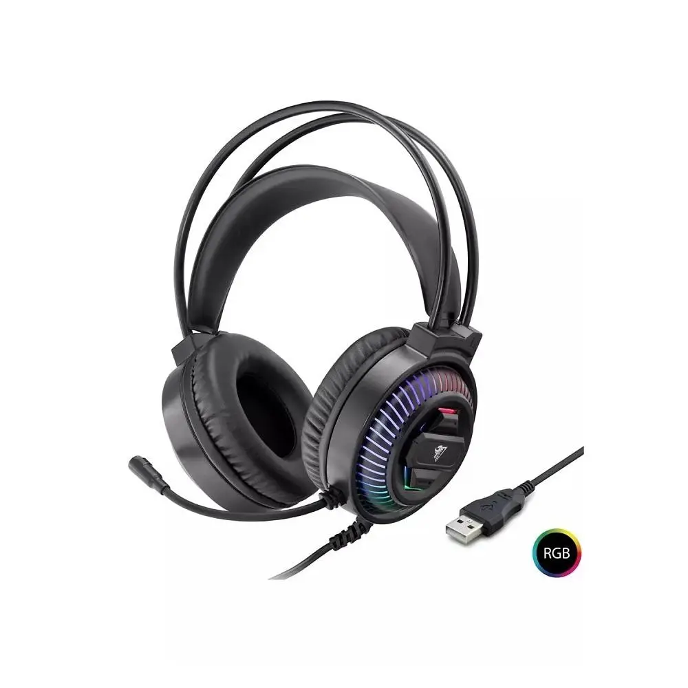 Mofan G887 Usb RGB 7.1 Gaming Kulaklık - Siyah