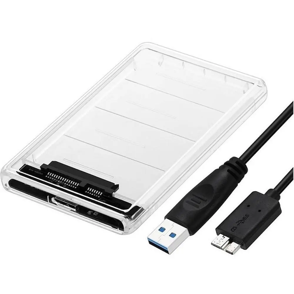 Netojen NT-552 2.5" Usb 3.0 Taşınabilir Harici Harddisk Kutusu Şeffaf