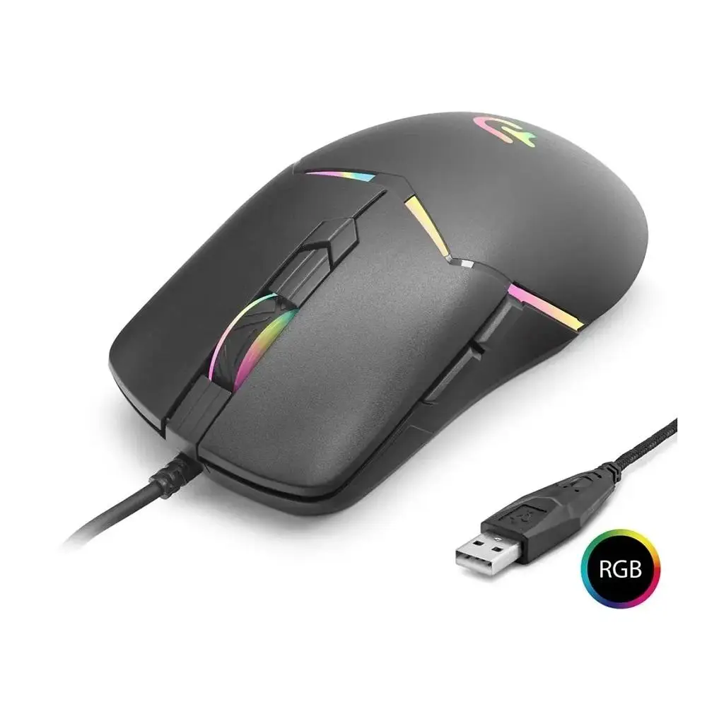Nodar Good PRO G602 Gaming Mouse 7200 DPI 6 Tuş 1000 Hz RGB - Siyah