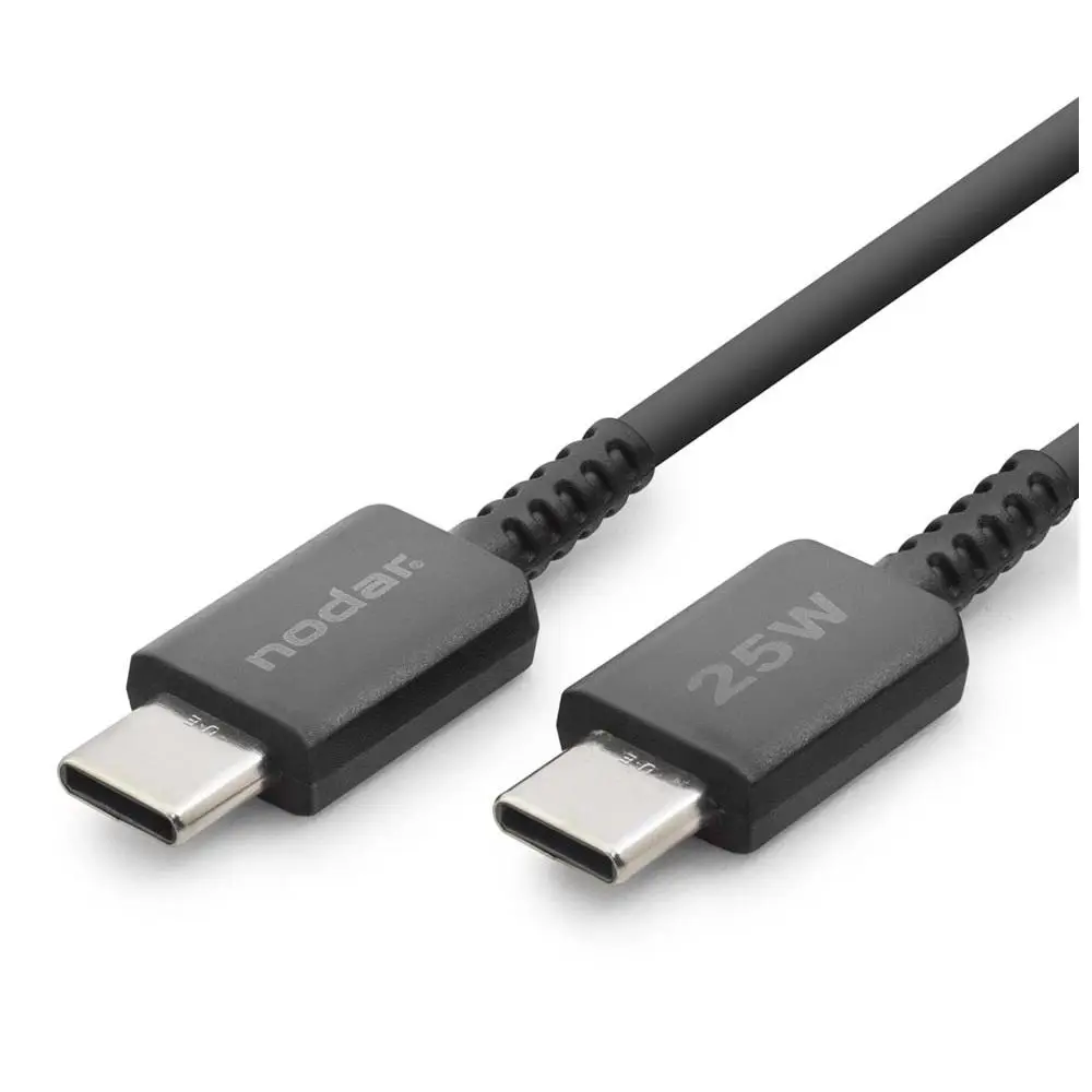 Nodar Nd1101 Type-C To Type-C Kablo 25W 1mt Siyah