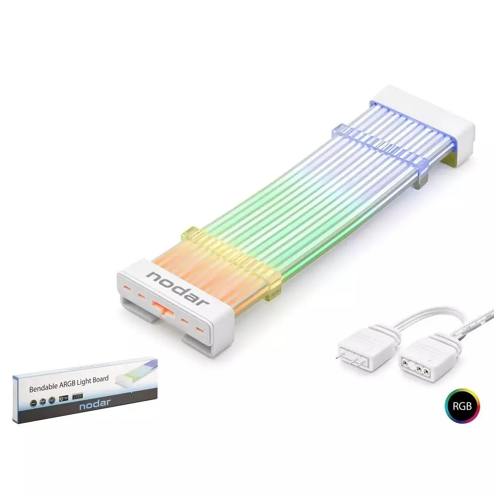 Nodar Nd2800 Silikon Işıklı Bendable ARGB Light Board 2*8p Beyaz