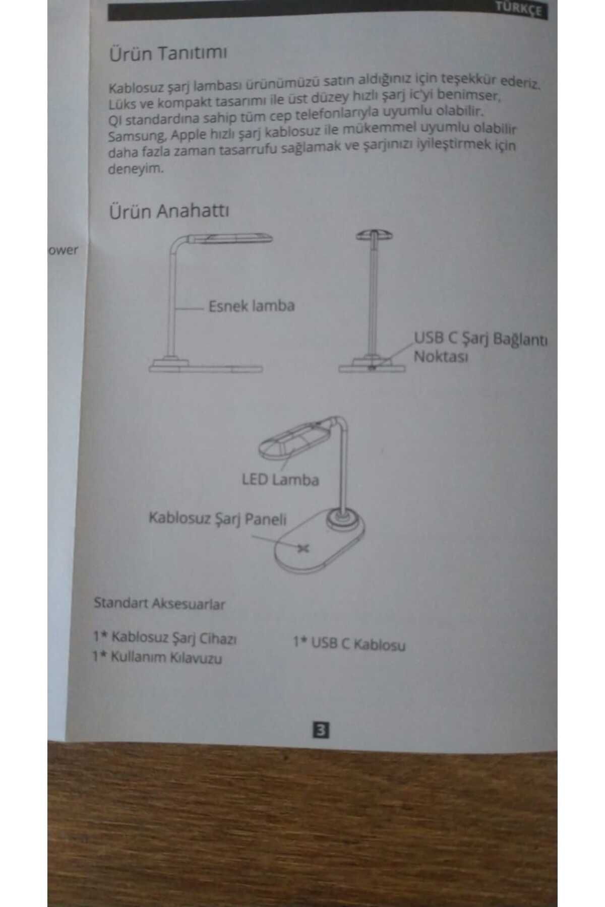 PİRANHA 21160 KABLOSUZ ŞARJLI MASA LAMBASI PİRANHA 21160 KABLOSUZ ŞARJLI MASA LAMBASI