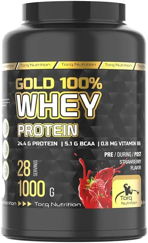 Torq Nutrition Gold Whey Protein Çilekli 1000g